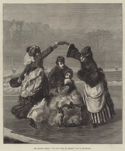 The Skating Season, A Glance in Passing by Charles Edouard Boutibonne
